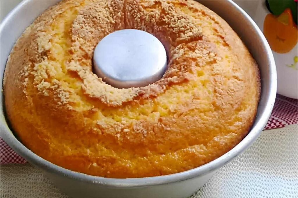 Bolo de fubá sem farinha de trigo