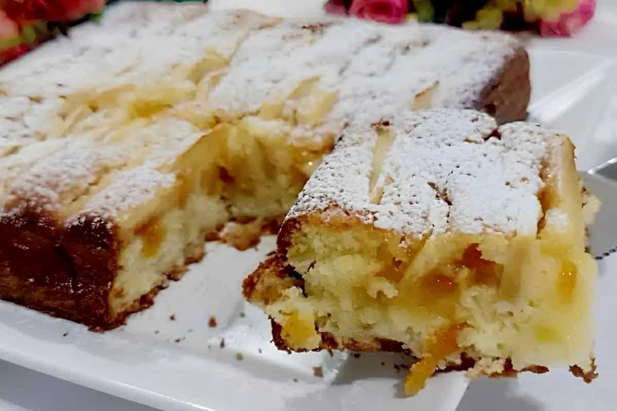 bolo de maçã