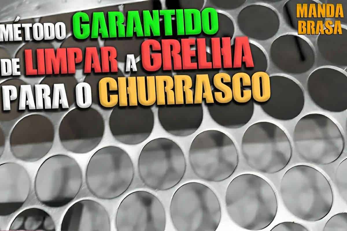 Como limpar grelha de churrasqueira