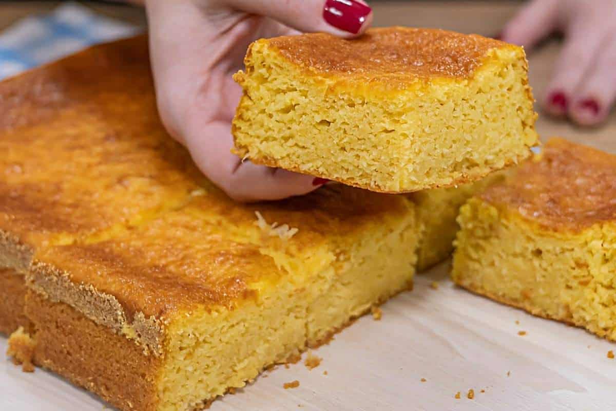 bolo de milho perfeito