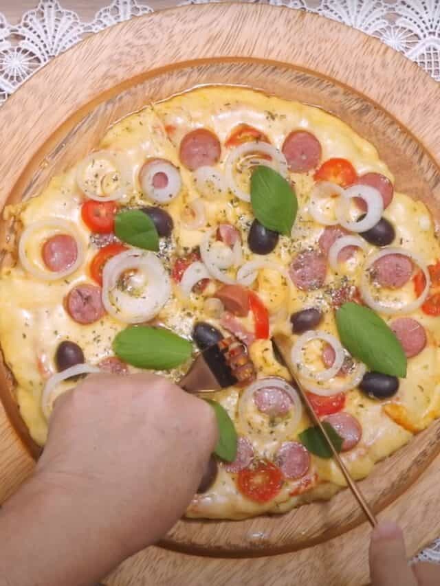 Pizza de Frigideira Caseira