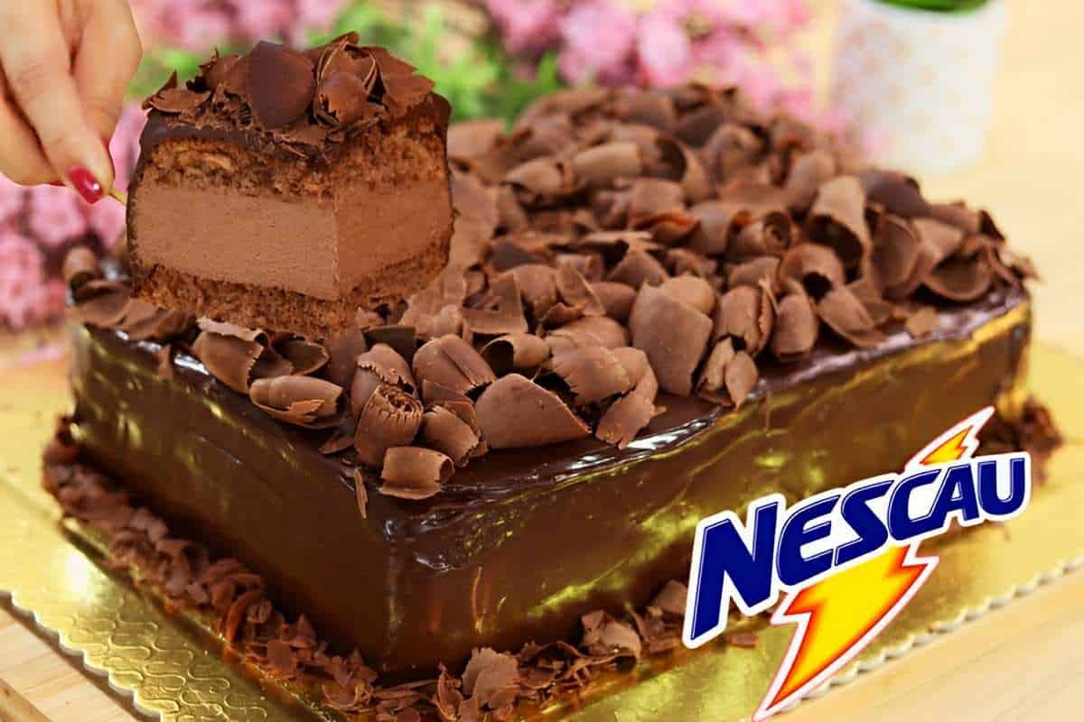 bolo nuvem de chocolate