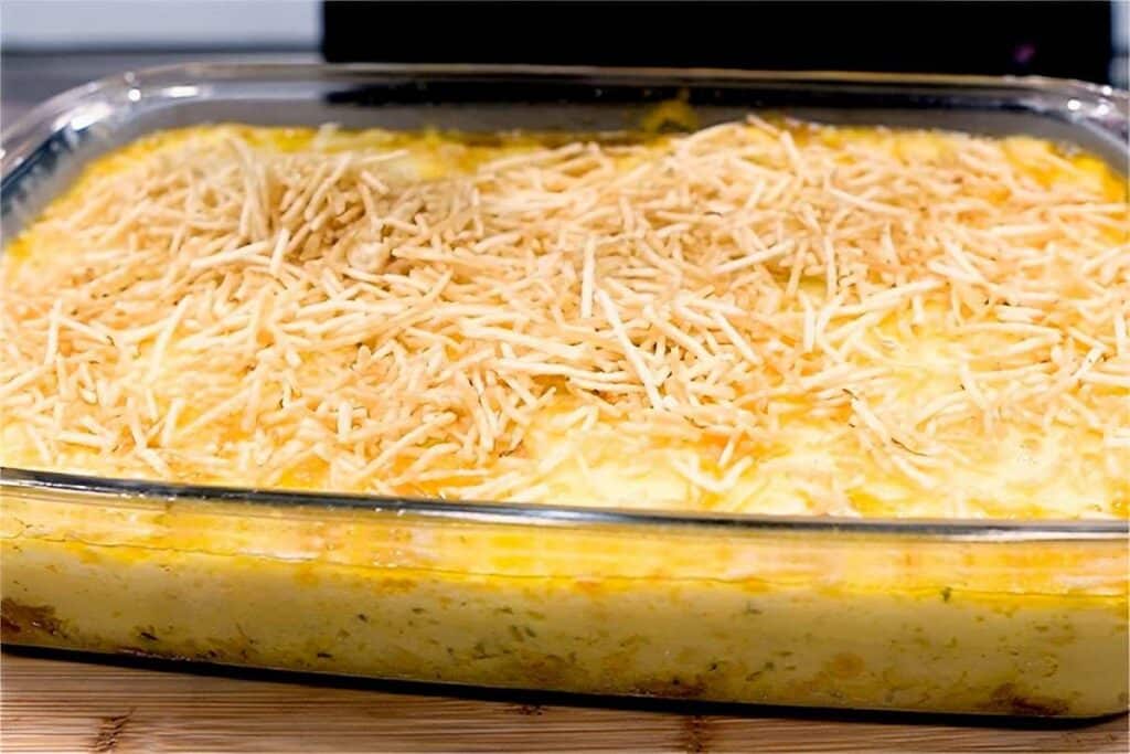 frango gratinado com creme de milho