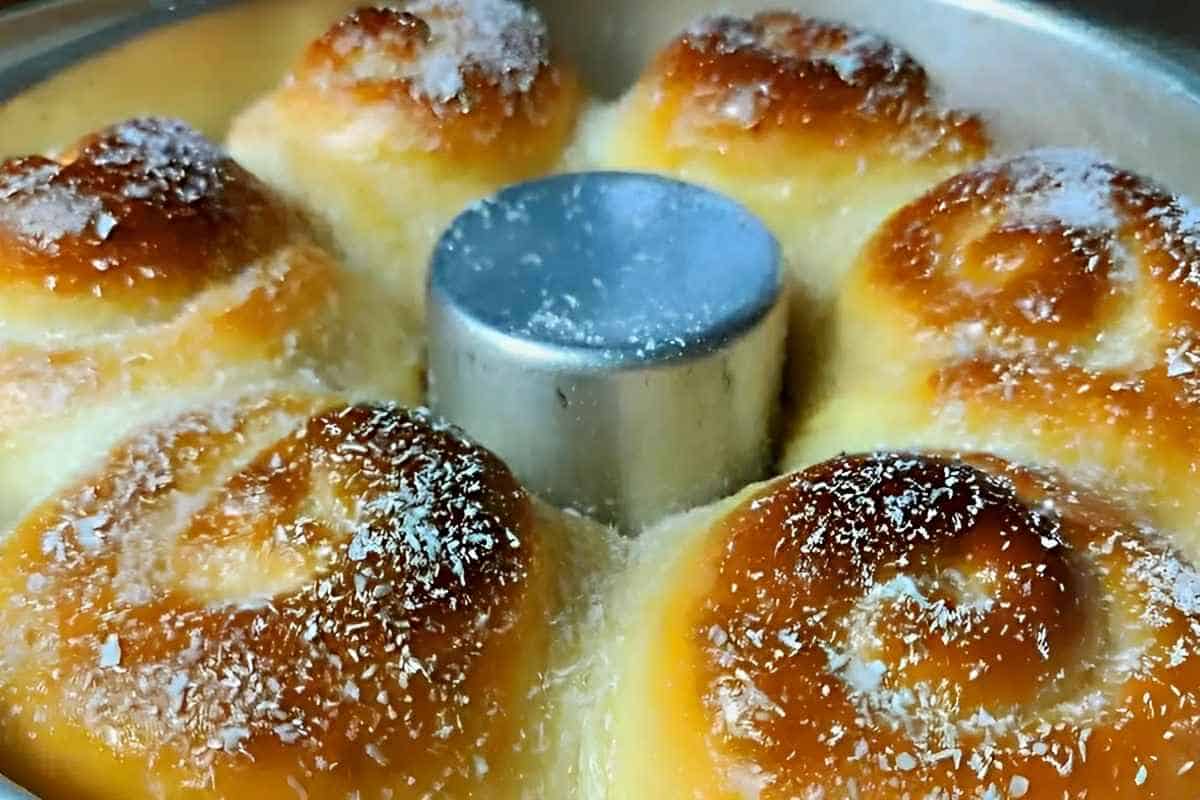 pão doce de leite condensado