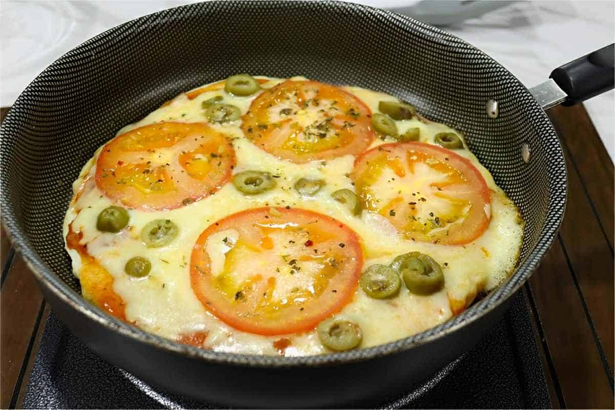 pizza de frigideira