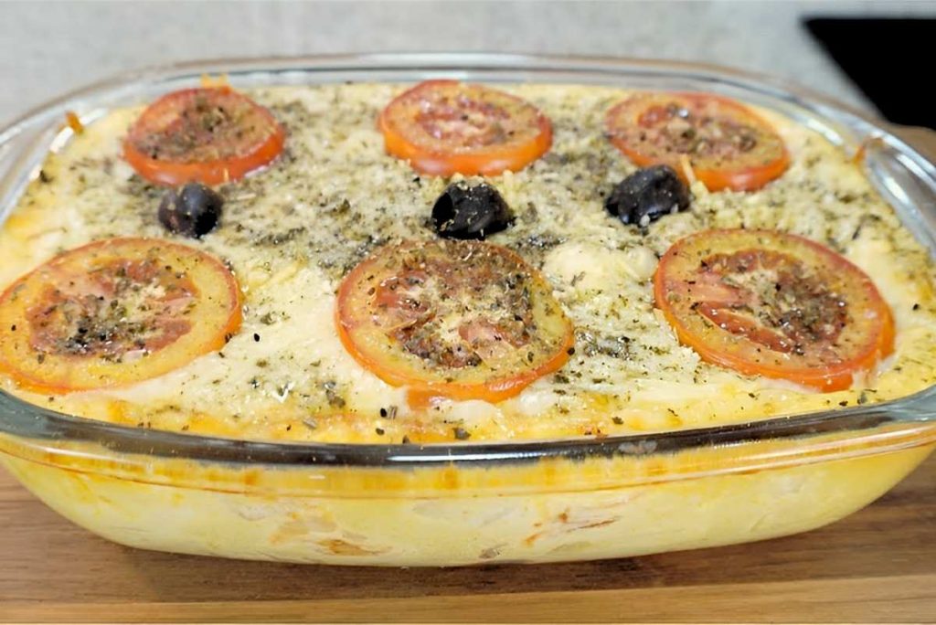 batata de forno gratinada