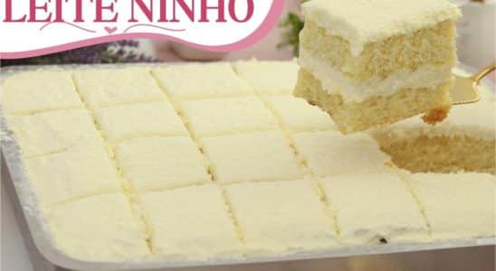 Bolo Gelado de Leite Ninho