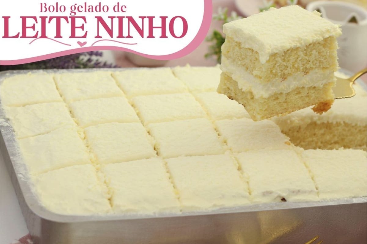 Bolo Gelado de Leite Ninho