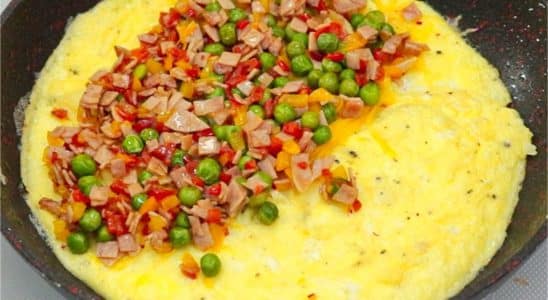 Omelete fácil e delicioso