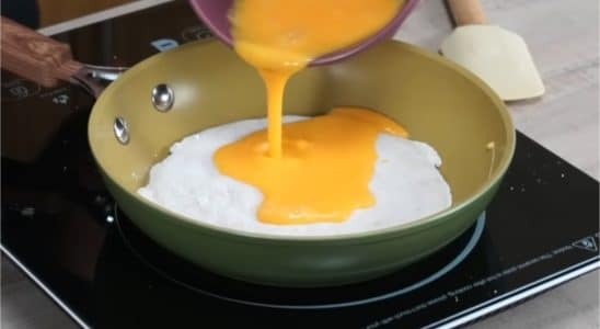 Tapioca com Ovo e Queijo