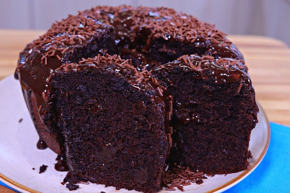 bolo de chocolate