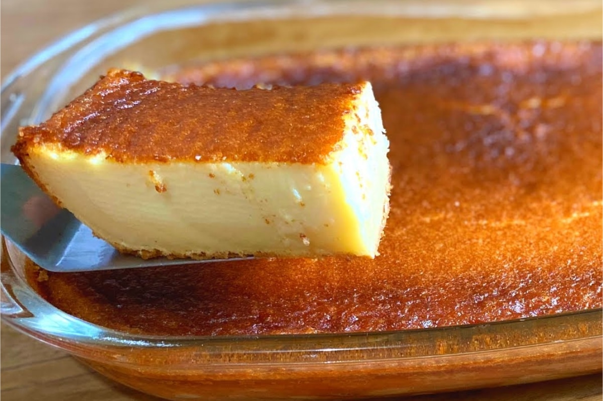 bolo de leite cremoso