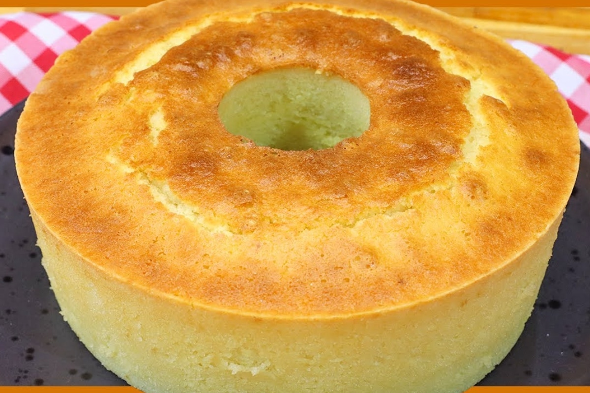 bolo simples de trigo