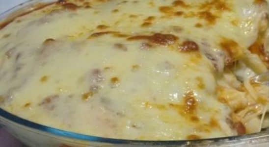 macarrão diferente no forno