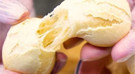 pão de queijo sem ovos