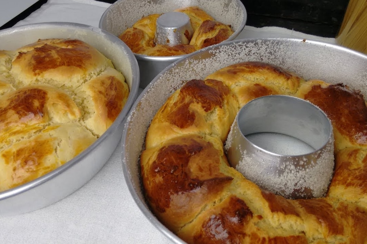 pão doce de liquidificador