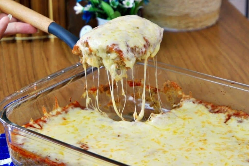 parmegiana de carne moída