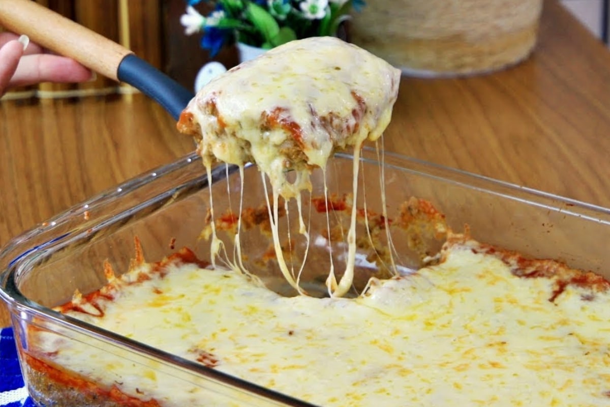 parmegiana de carne moída