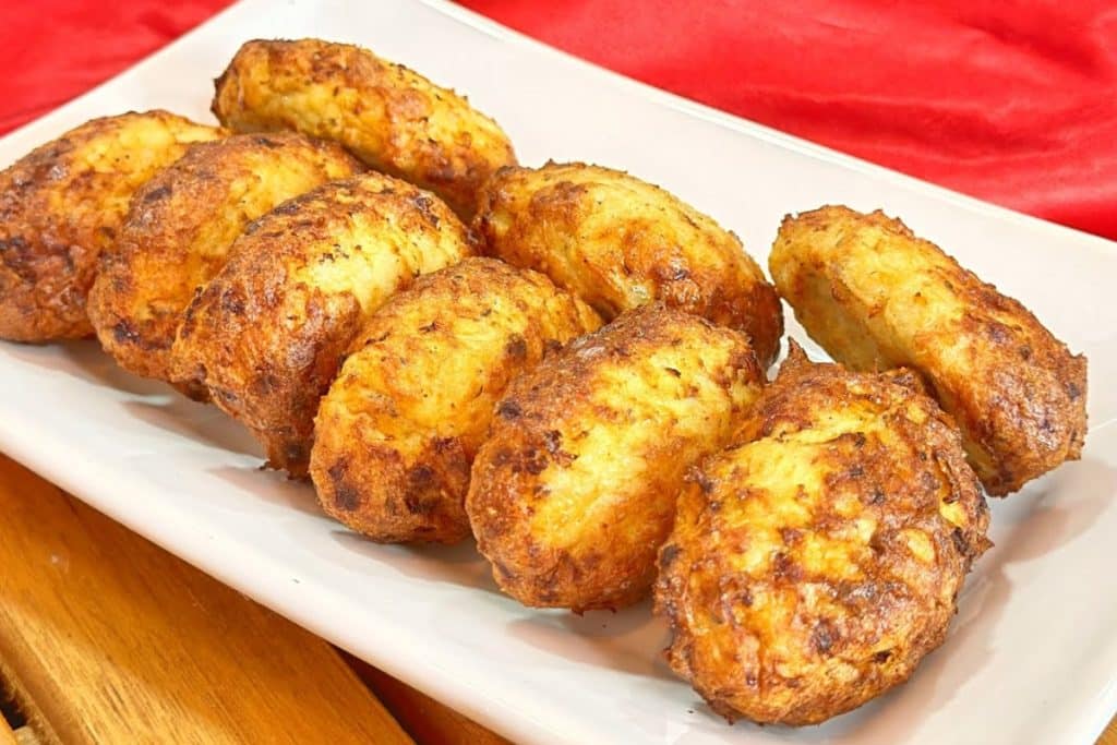 Bolinho de frango com batata