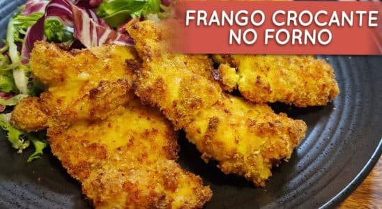 Frango crocante sem óleo