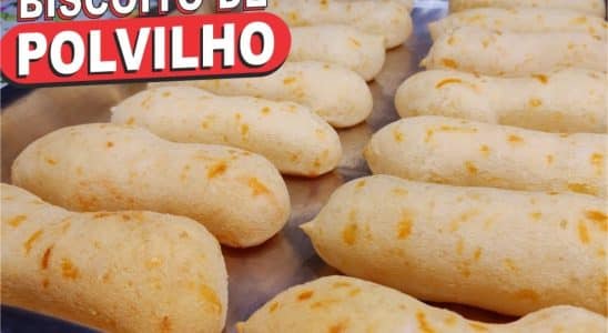 Biscoito de polvilho com queijo