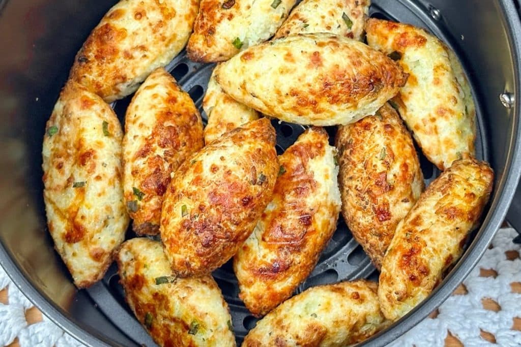 Bolinho de arroz na airfryer