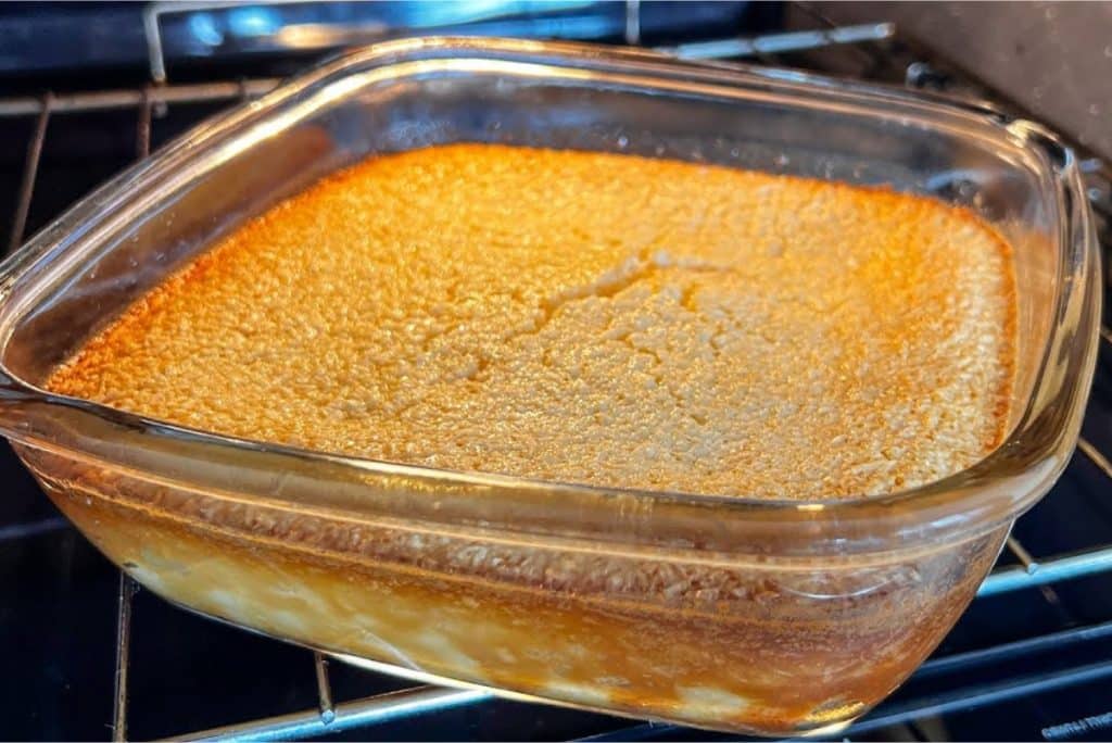 Cocada de forno no liquidificador