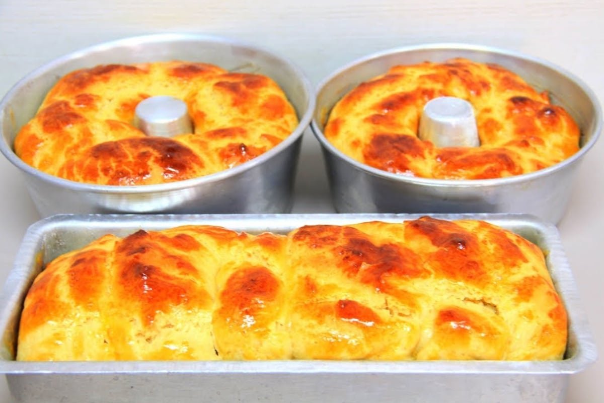 Pão caseiro de liquidificador