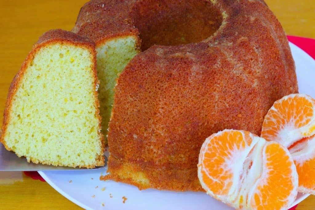 bolo de tangerina