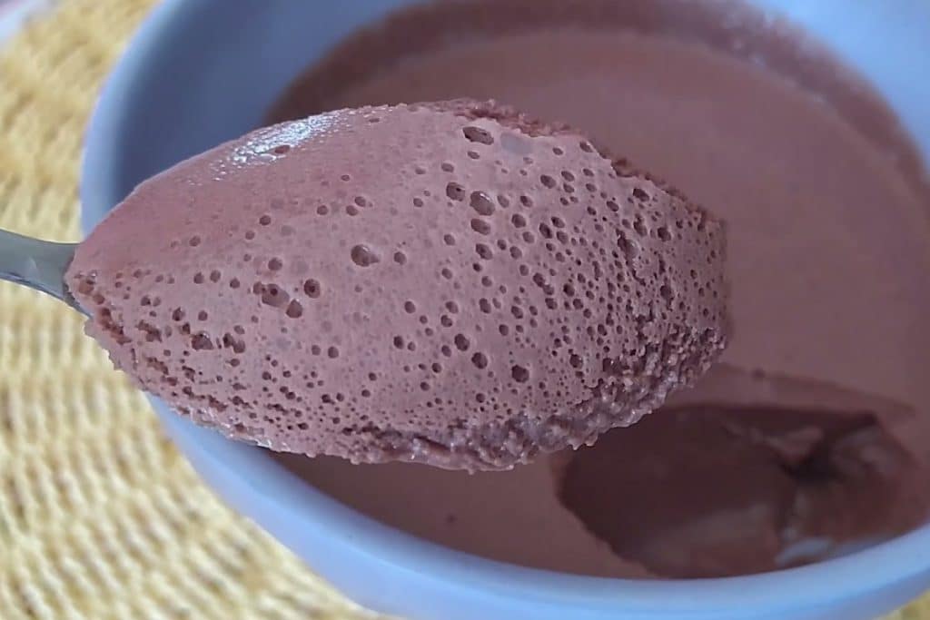 mousse de chocolate