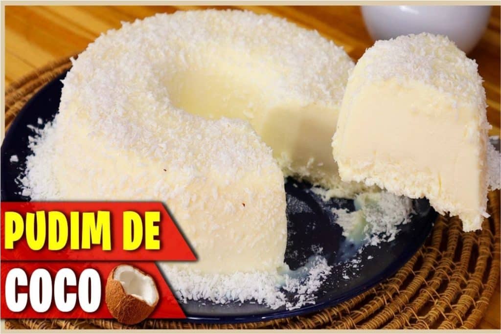 pudim de coco