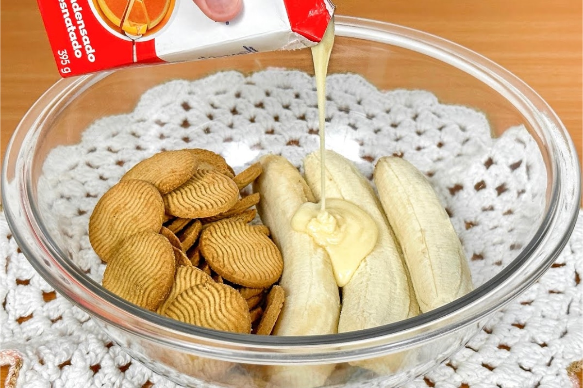 A Sobremesa de Banana Fácil e Deliciosa que Você Precisa Experimentar sobremesa de banana