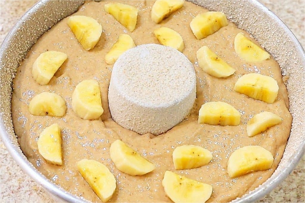 Bolo de banana sem açúcar