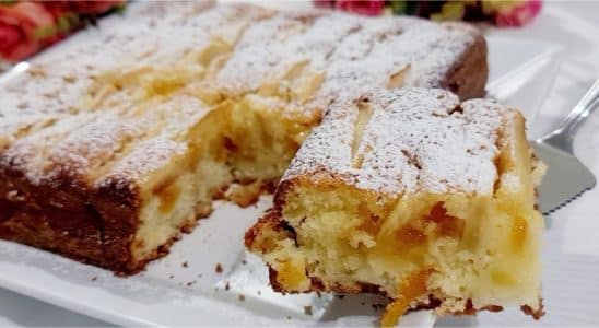 Bolo de maçã