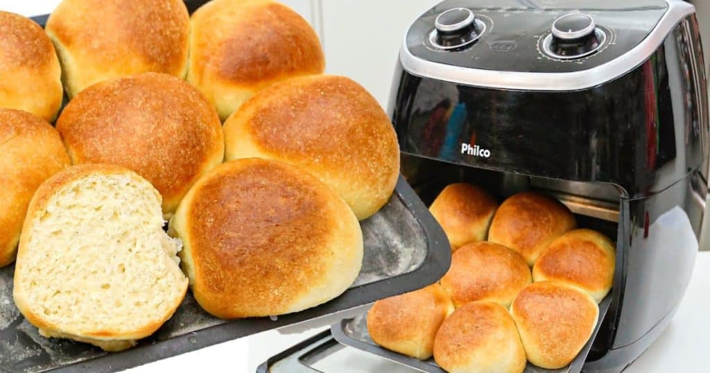 Pão caseiro na Air Fryer