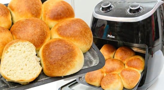 Pão caseiro na Air Fryer