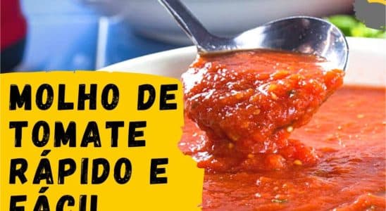 molho de tomate caseiro