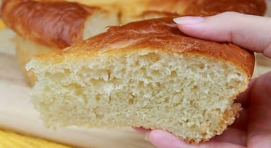 pão caseiro que não precisa sovar