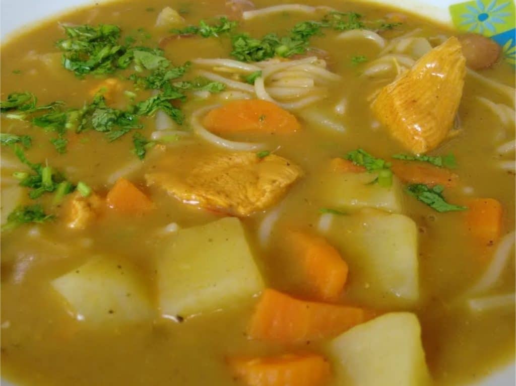 sopa de caldo de feijão