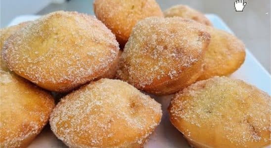 Bolinho de chuva assado