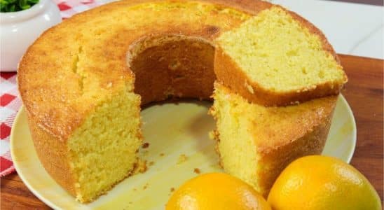 Bolo de laranja de liquidificador