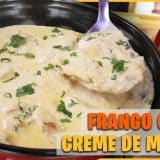 Frango com creme de milho