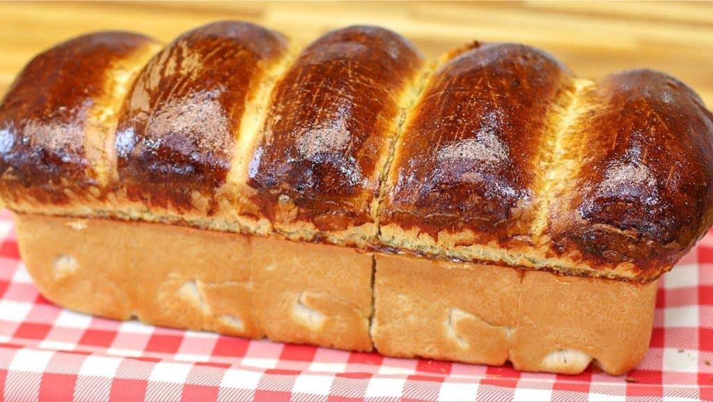 Pão caseiro de leite