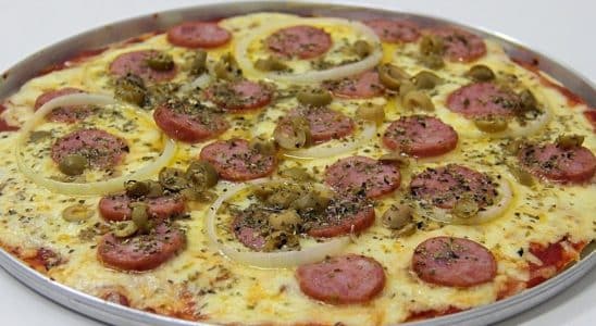 Pizza de liquidificador