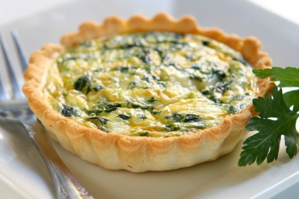 Quiche de Espinafre com Ricota