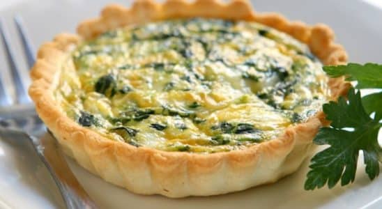 Quiche de Espinafre com Ricota