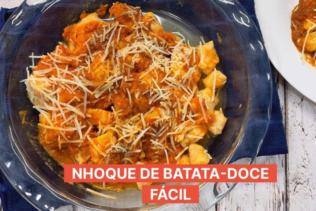 Receita de nhoque de batata-doce