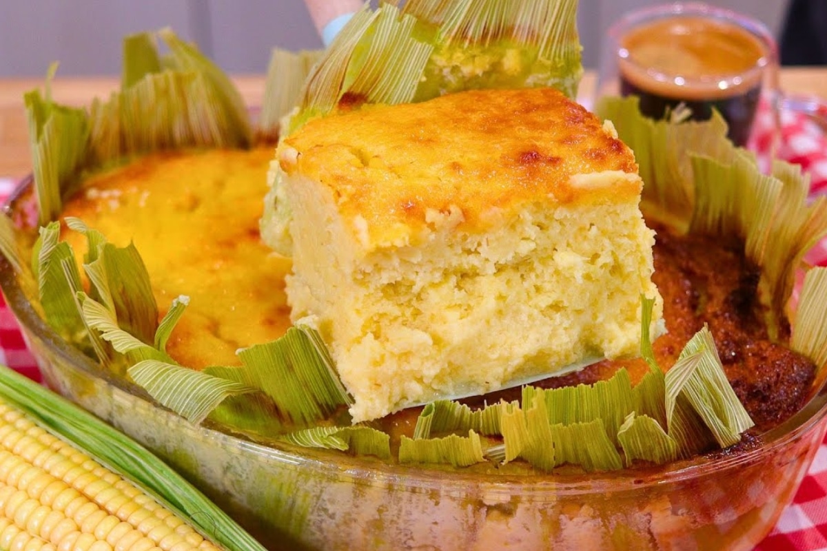 Bolo de Milho Cremoso: O Puro Sabor das Festas Juninas bolo de milho cremoso