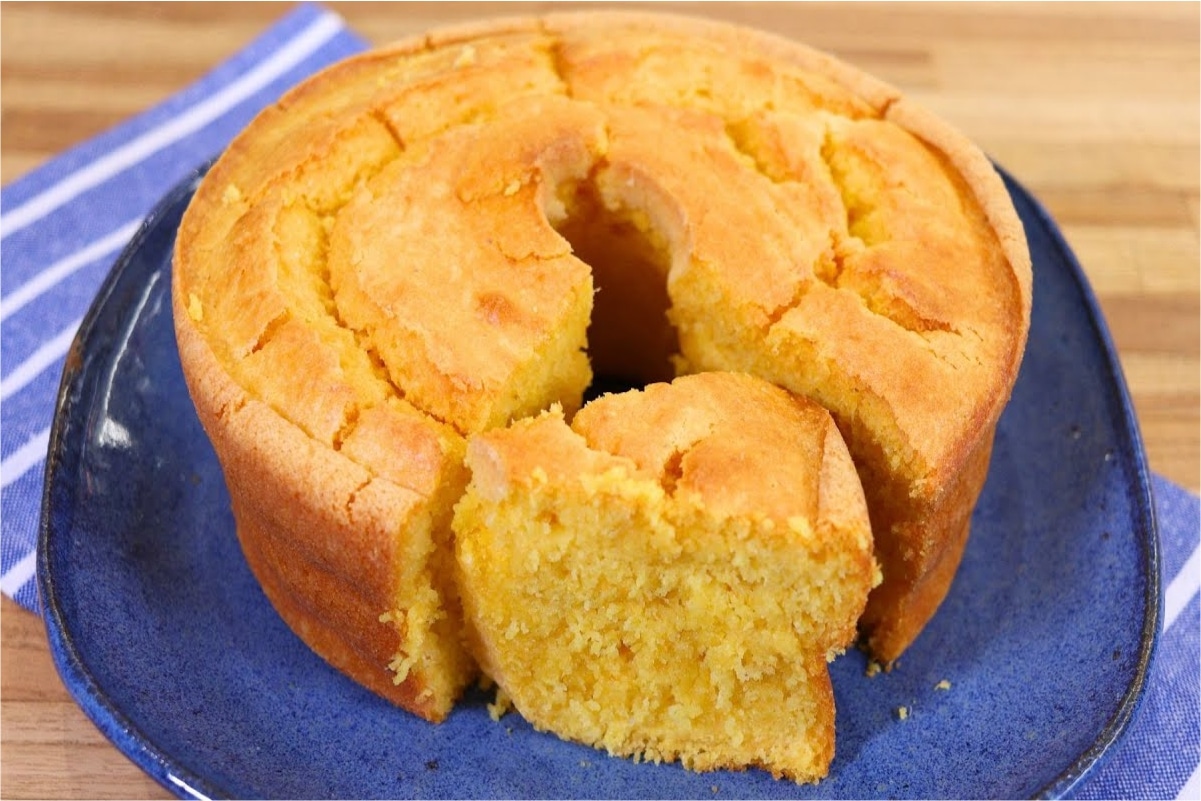 Bolo de milho sem trigo