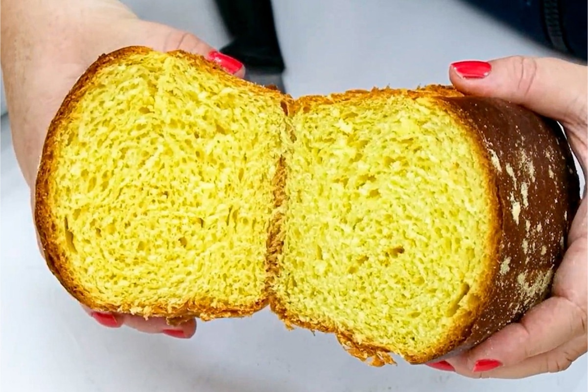 Pão de milho caseiro